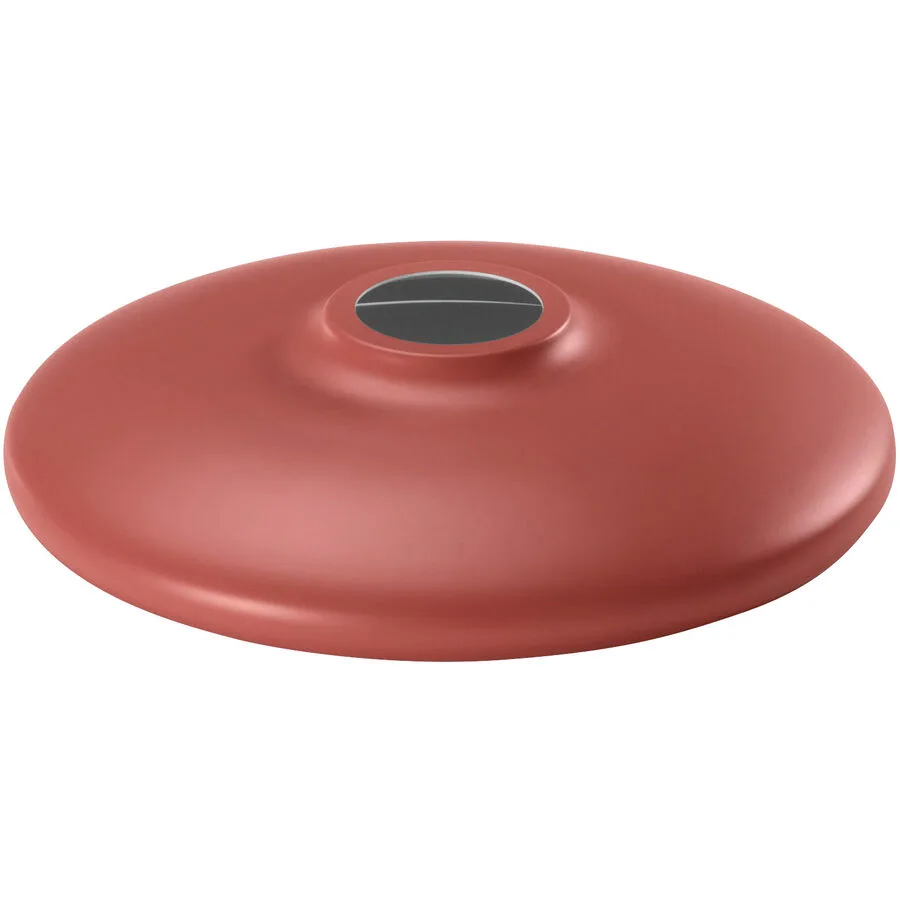 Lampenschirm Sira Rot Metall 25 cm 4.5 cm