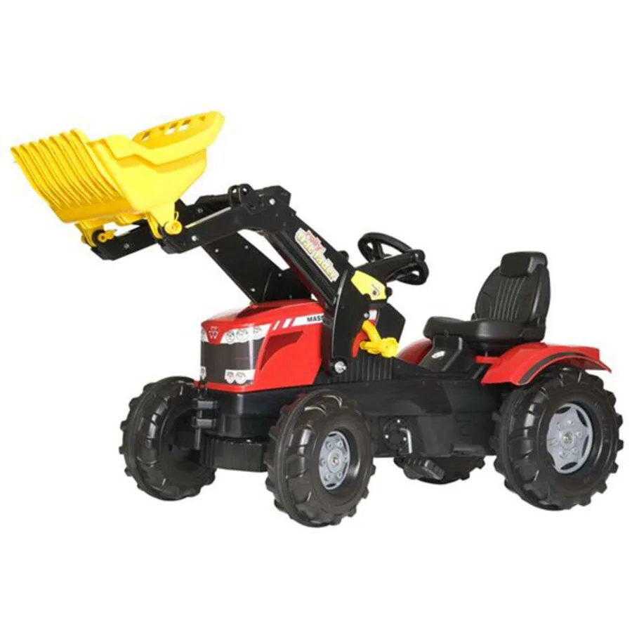 Farmtrac MF 8650 mit Lader Rolly Toys Rot Kunststoff - Farbe: rot/schwarz