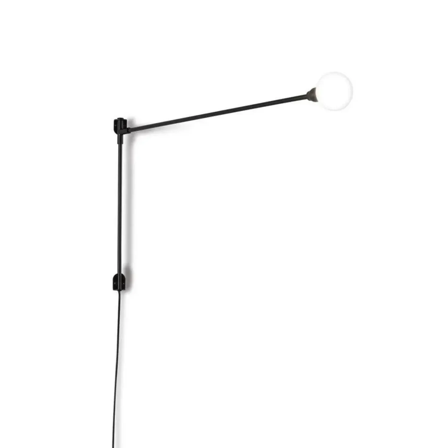 Mini Potence Pivotante Wandlampe 2700K schwarz Nemo Lighting - Wohnzimmer - Aluminium