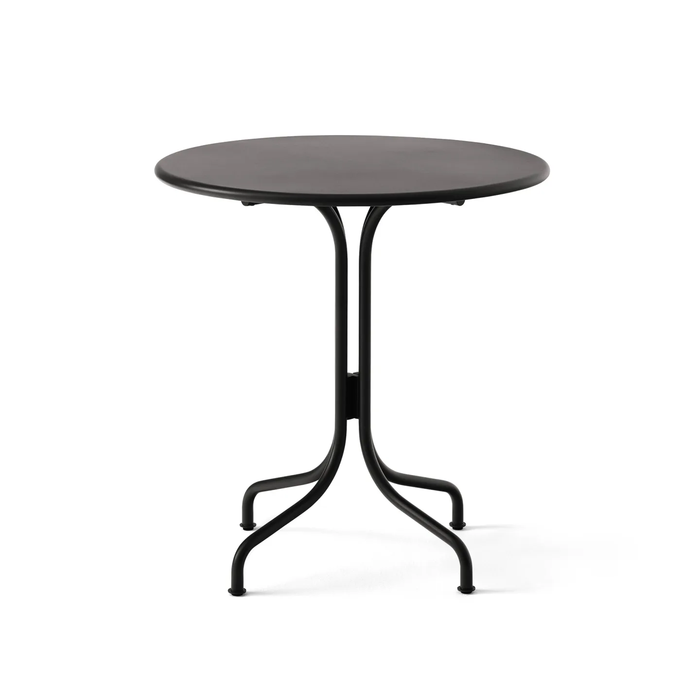 &Tradition - Thorvald SC96, Round Ø70 cm, Warm Black - Småbord och sidobord utomhus - Space Copenhagen - Svart - Metall
