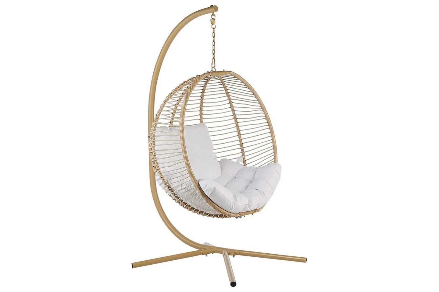 Hängstol Arco - Beige, vit