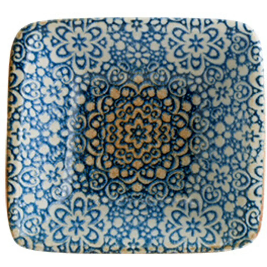 Schale Alhambra braun/blau Porzellan B 8 T 8 cm