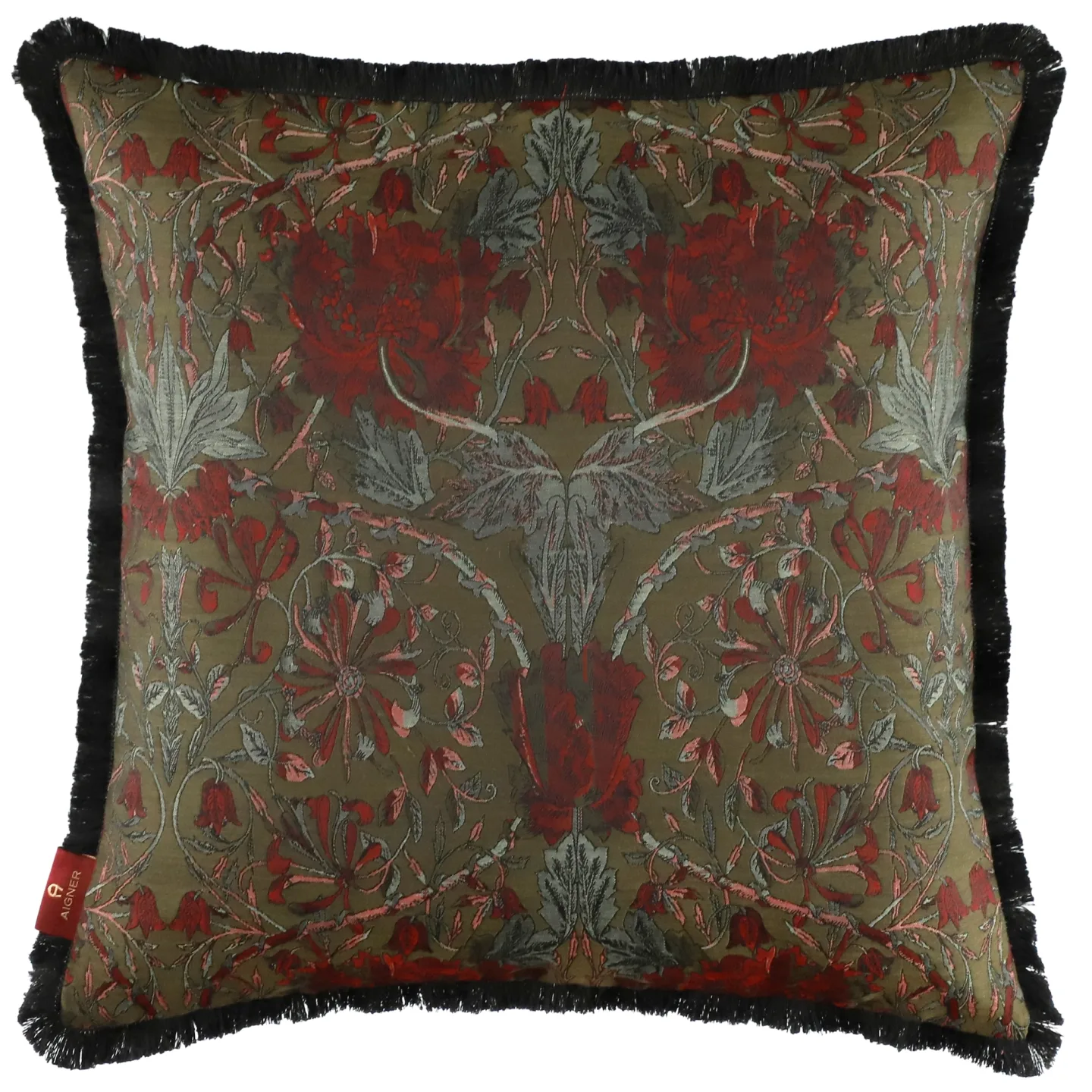 Stoeckel & Grimmler Kissenhülle Aigner Secret Khaki 45x45 cm | Schubiger Möbel