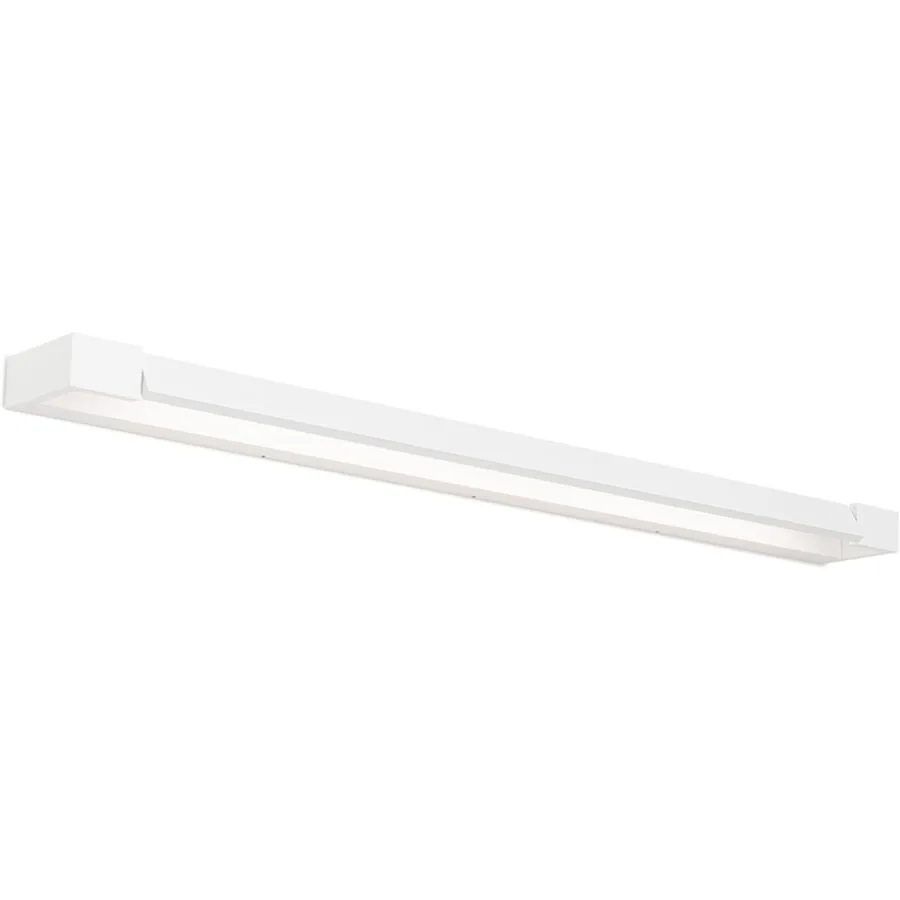 Wandlampe Marilyn Weiss Aluminium 90 cm 4.2 cm - Lichtfarbe: Warmweiss