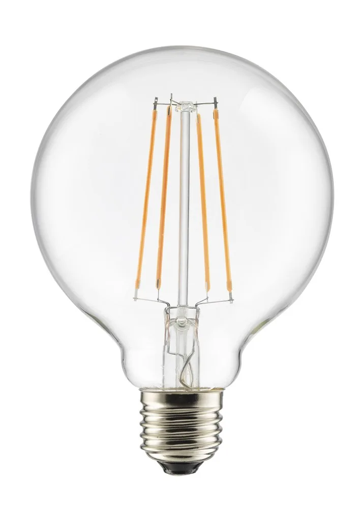 Unison - E27 glob 7,5W 2200K dimbar - Ljuskälla - Transparent