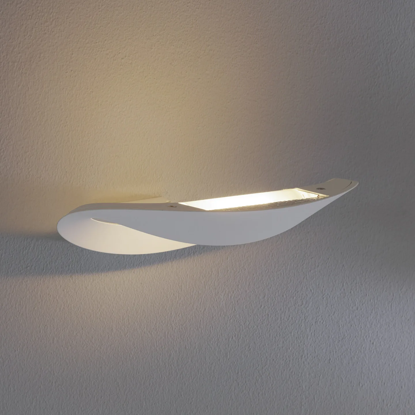 Mesmeri Designer-Wandleuchte weiß - Artemide - Wohnzimmer - Metall - Einflammig