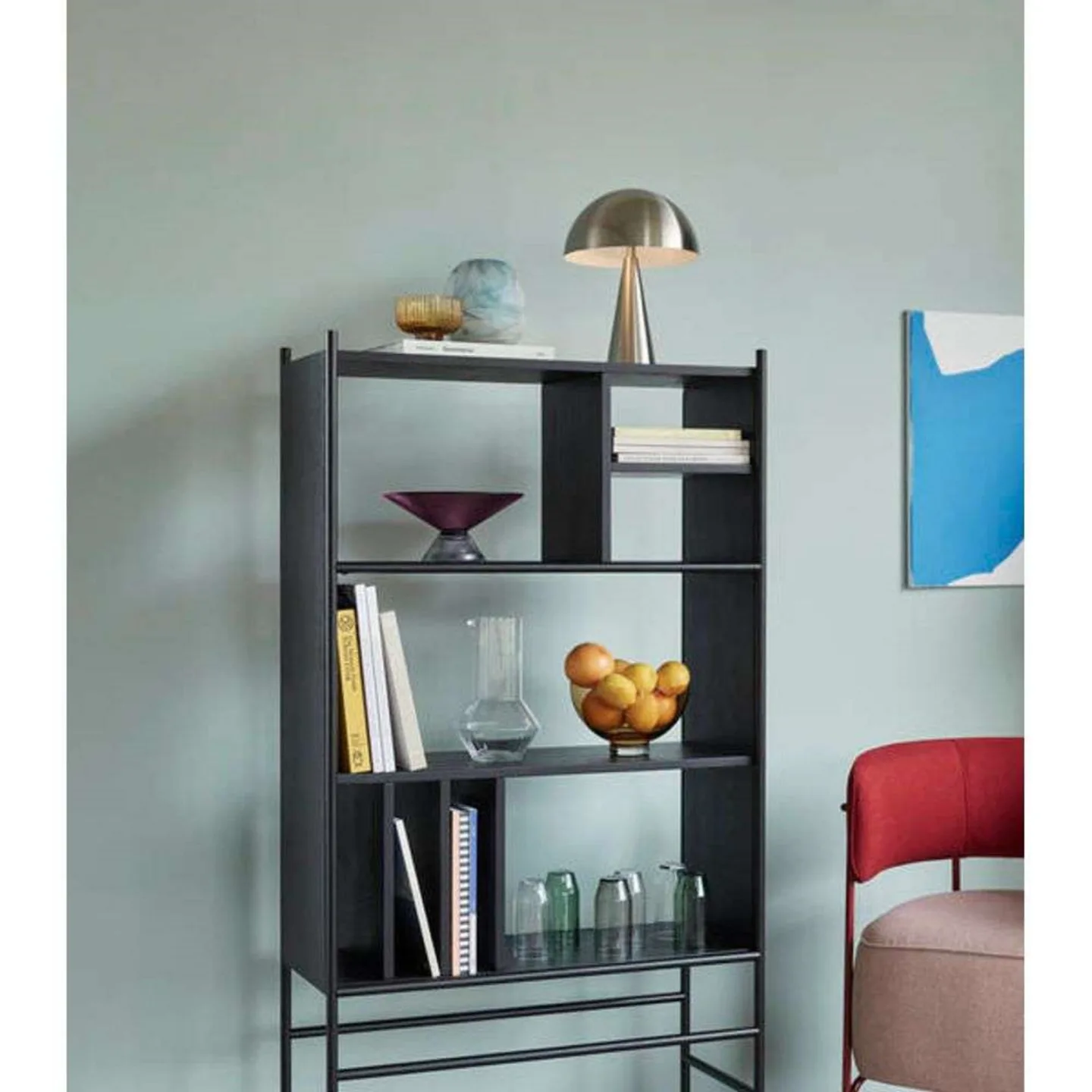 Mush Tischleuchte Small Brass - Hübsch - Wohnzimmer - Design - Metall - Einflammig
