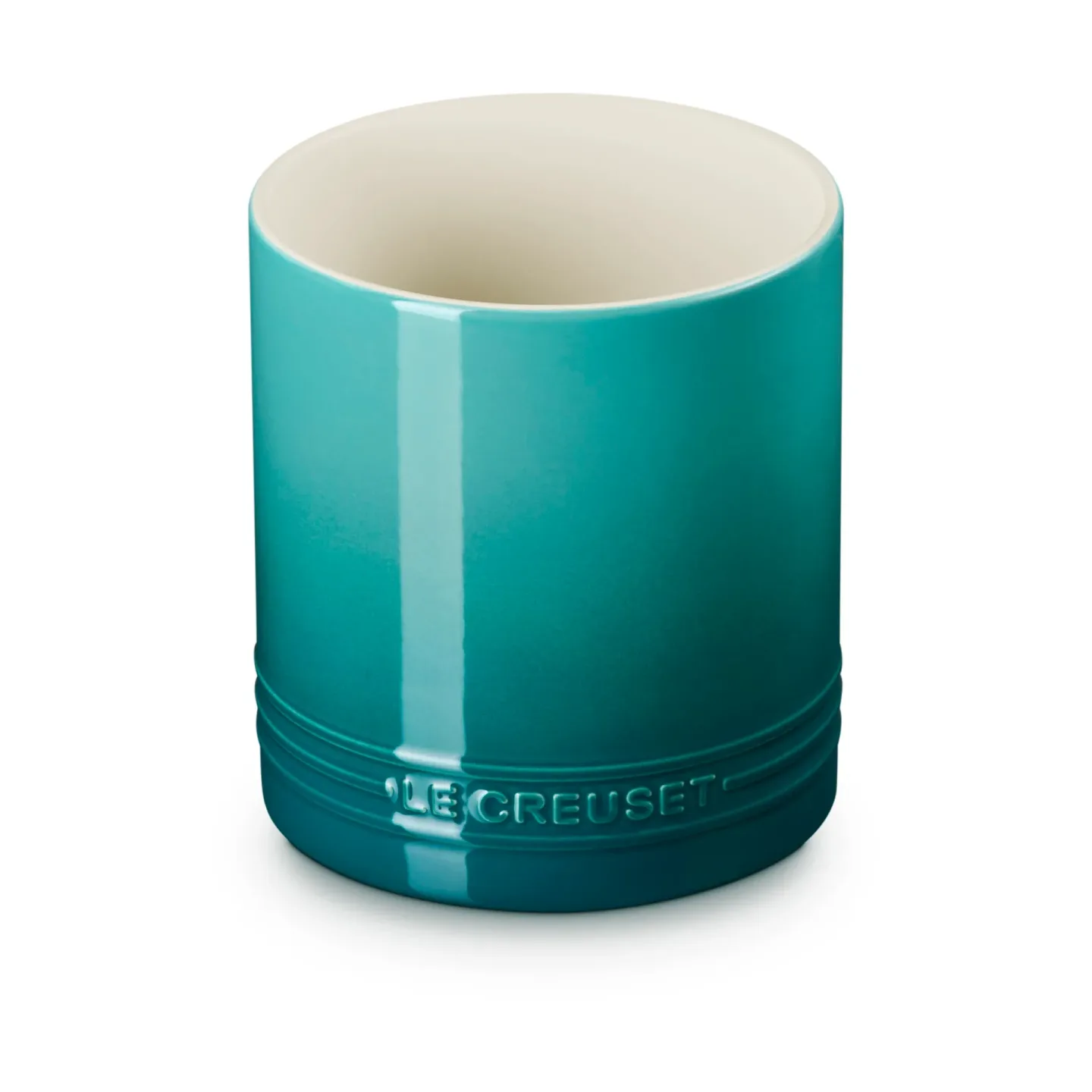 Le Creuset Signature Steingut Besteck- und Küchenutensilienkrug 1,1 L Bleu Riviera