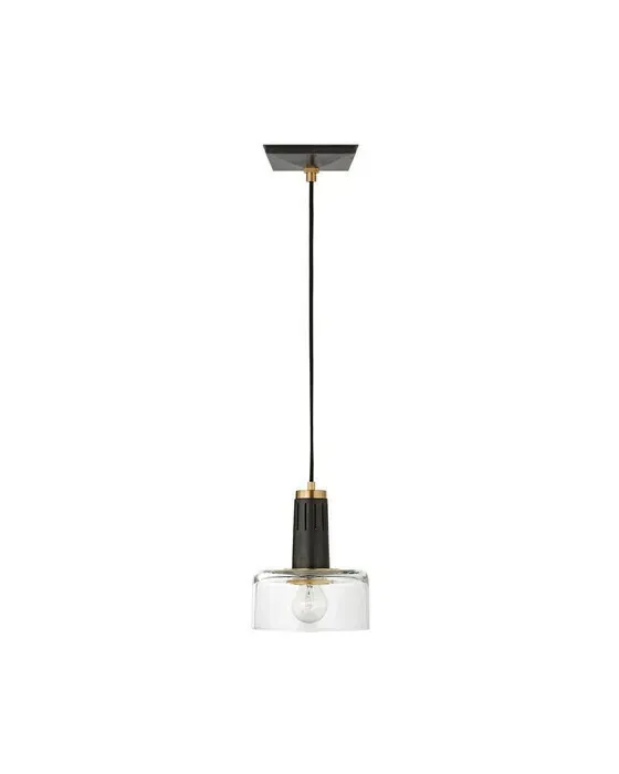 Iris Single Pendant Bronze and Antique Brass
