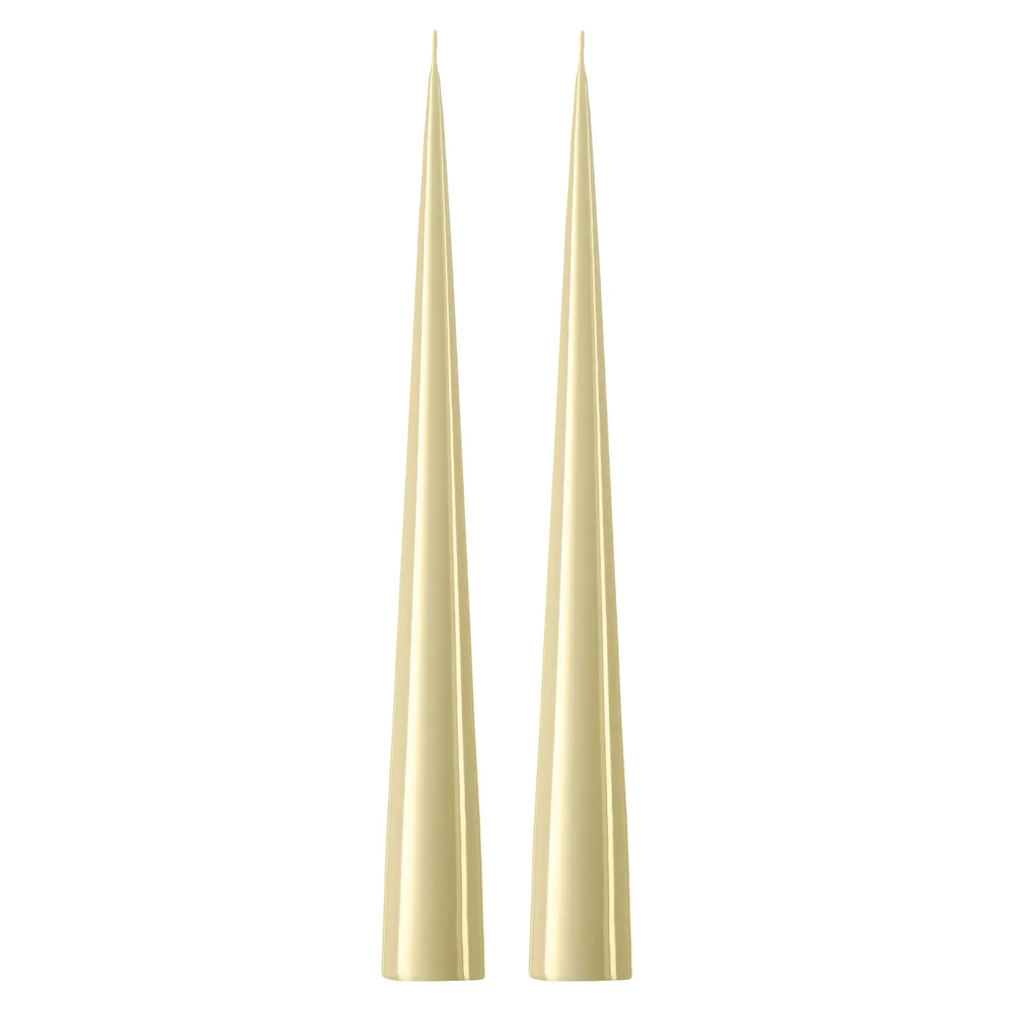ester & erik ester & erik Kegelkerze 37cm 2er Pack lackiert Buttermilk 17-0