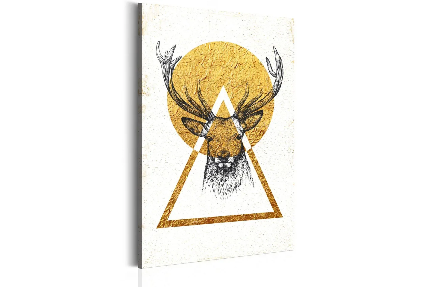 Tavla My Home: Golden Deer 80x120 cm -