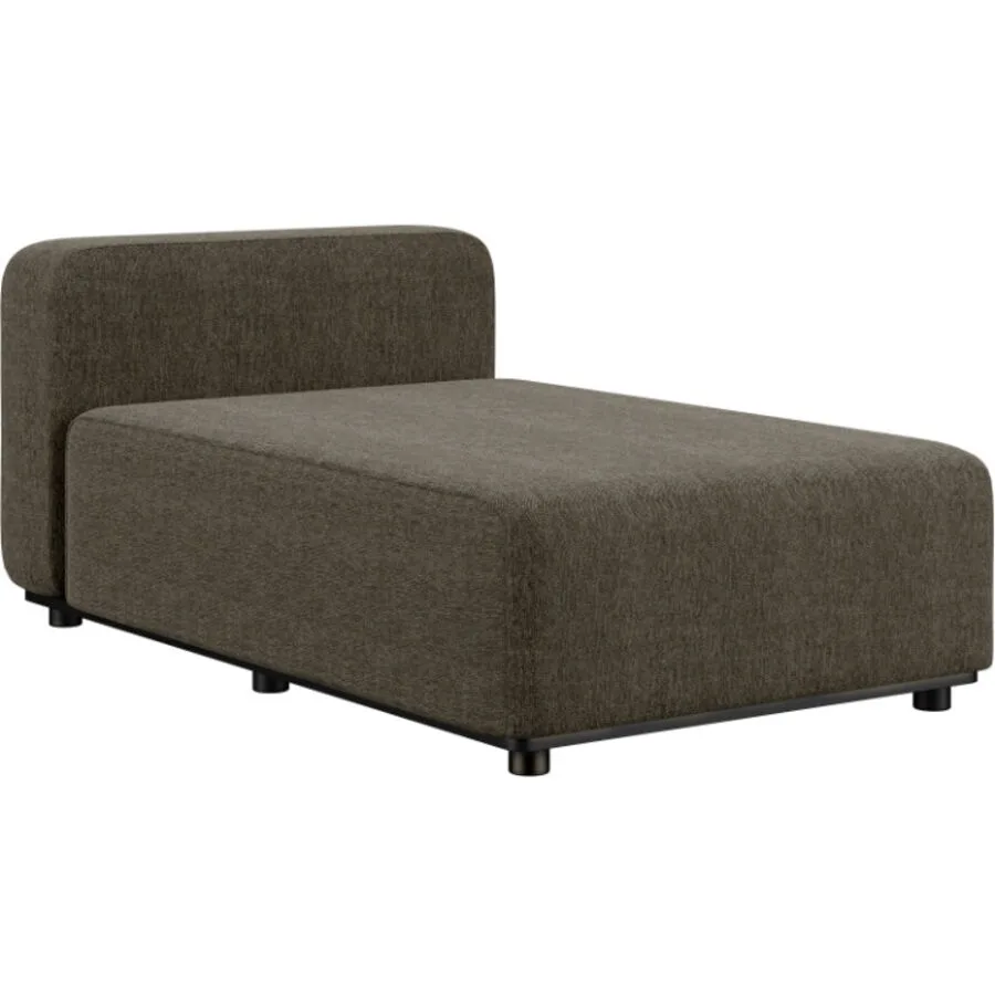 SACKit Loungeelement Cobana braun Stoff/Alu Ramen 1 B 96 T 160 cm
