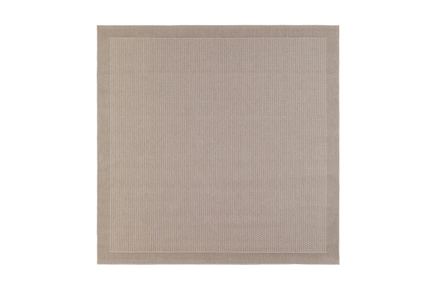 Miami Flatvävd Matta Fyrkantig 200x200 cm - Natur