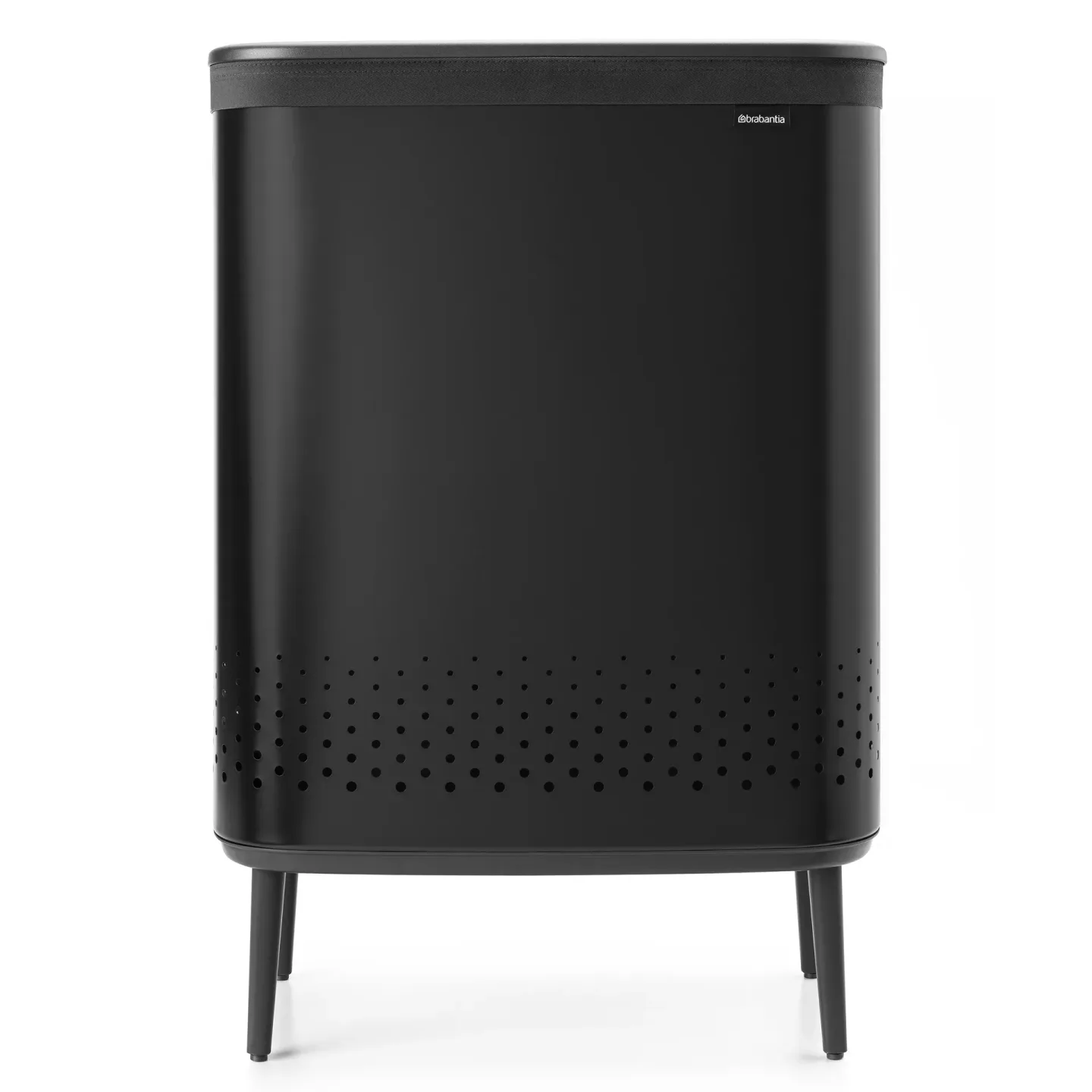 Brabantia Bo tvättkorg high 2x45 L Matt svart