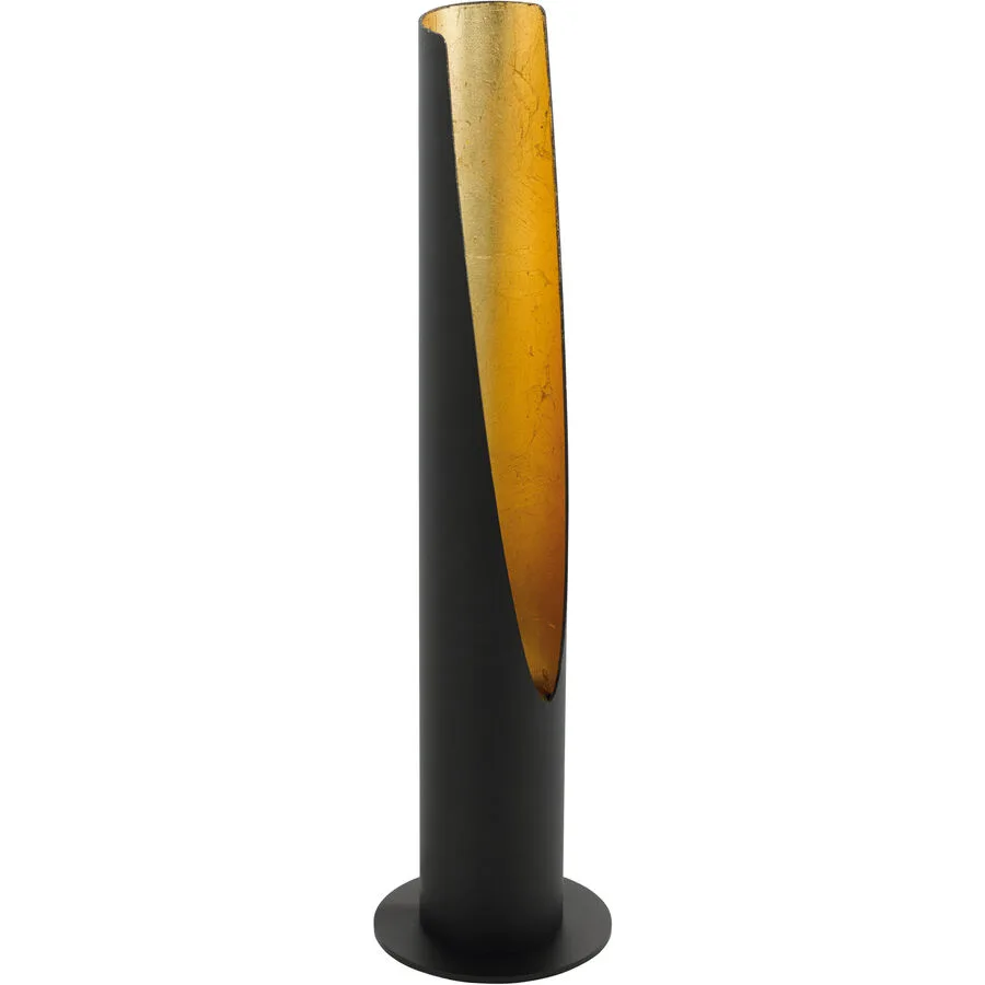 Eglo Tischlampe Barbotto Gold/Schwarz Stahl 39.5 cm - Farbe: schwarz-gold