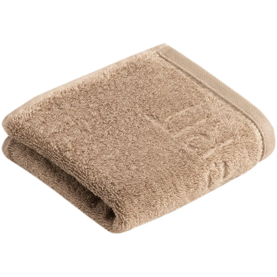 Esprit Gästetuch Modern Solid mocca Baumwolle