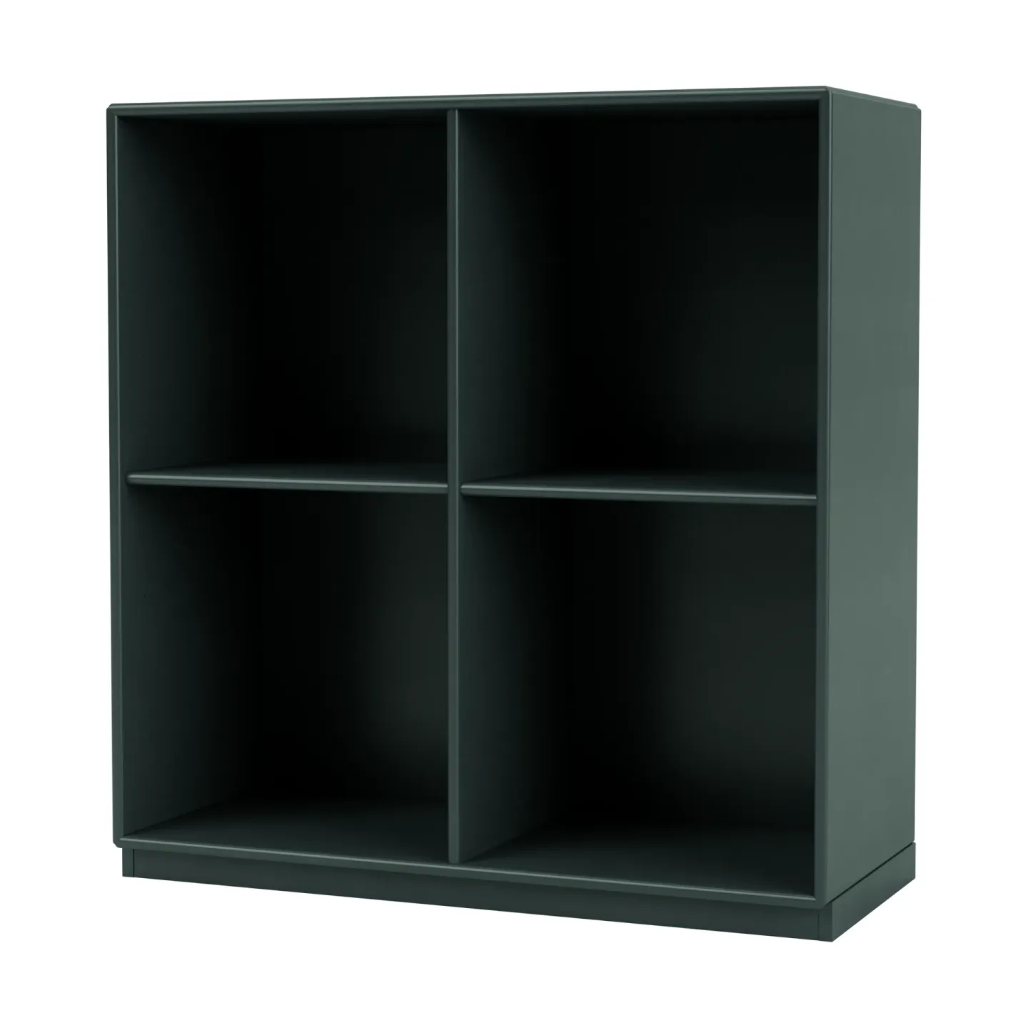 Montana SHOW Regal 69,6 x 69,6cm, Sockel 3cm 163-BlackJade
