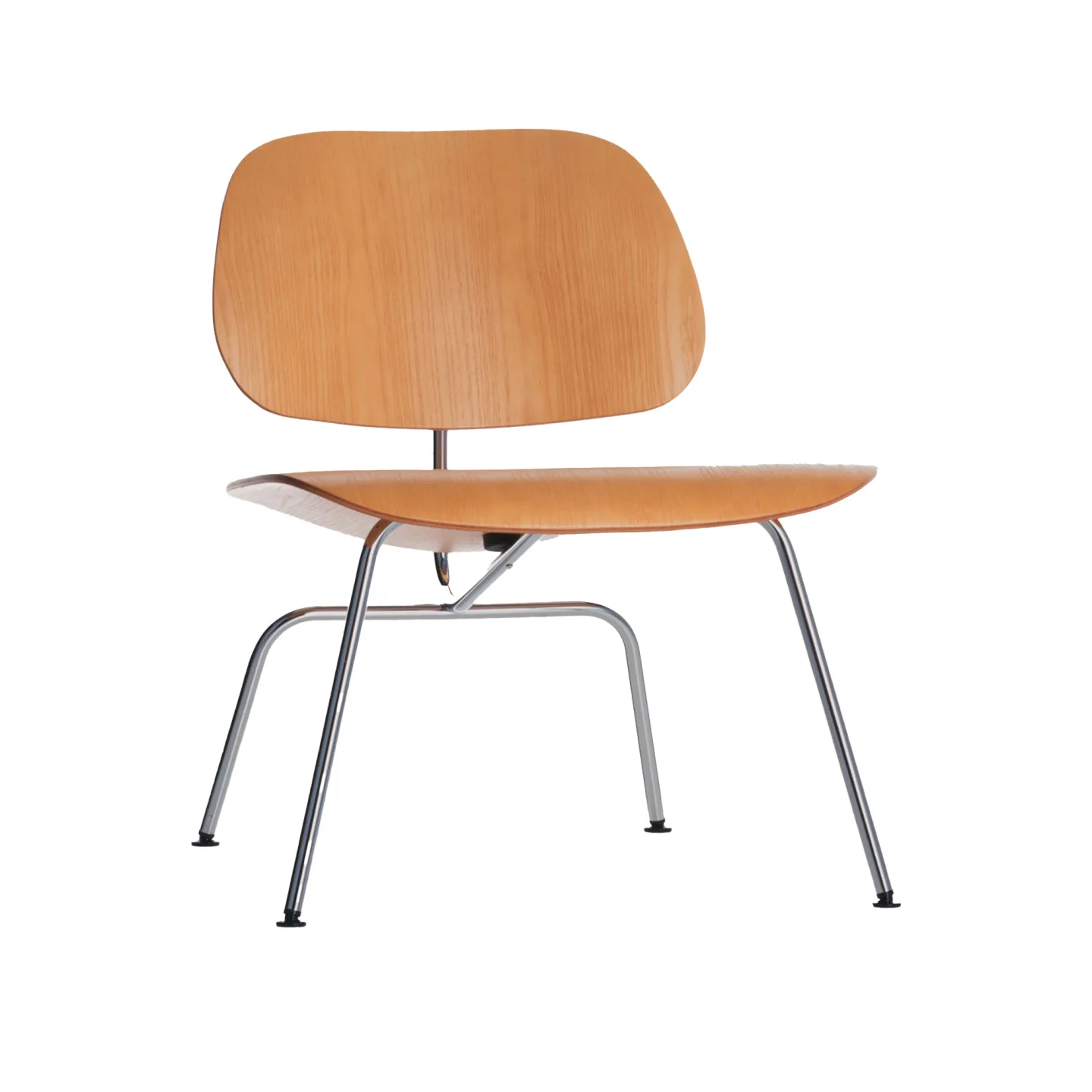 Vitra - Plywood Group - LCM, Plywood - Naturlig ek - Fåtöljer - Charles & Ray Eames - Brun - Metall/Trä/Plast