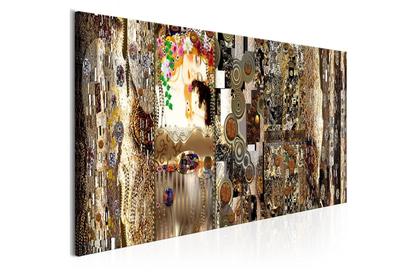 Tavla Mother's Love 1 Part Gold 120x40 cm -
