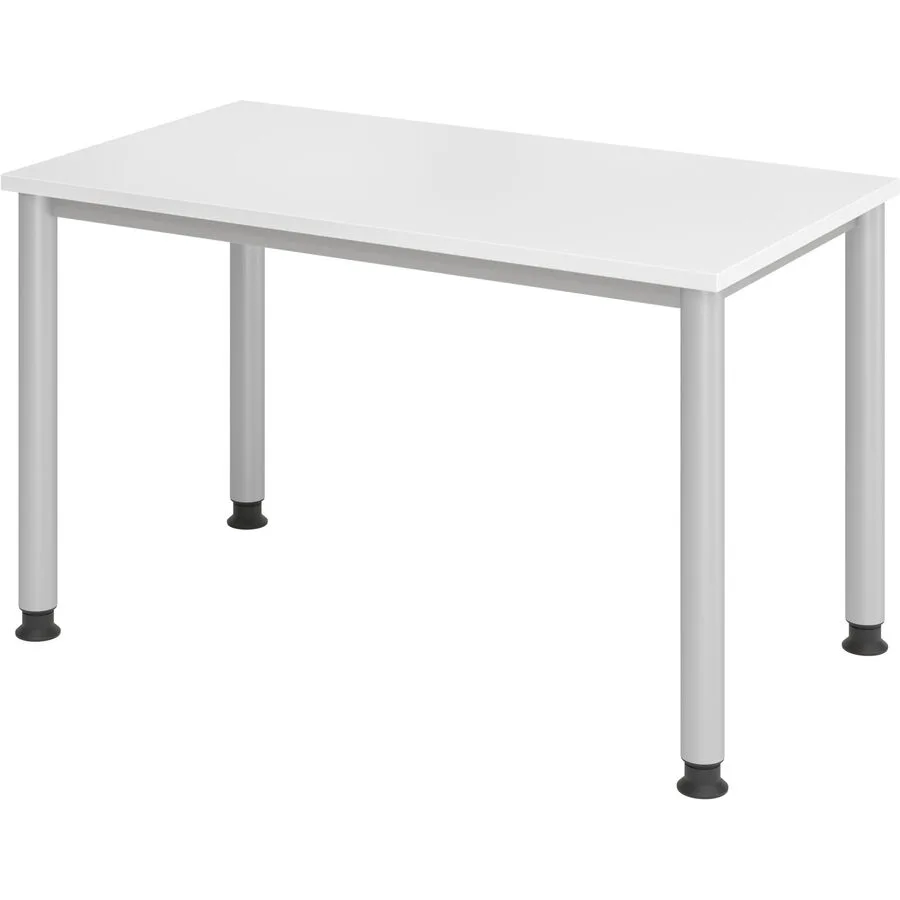Schreibtisch Office Weiss Holz 120 cm - Material: Holzwerkstoff