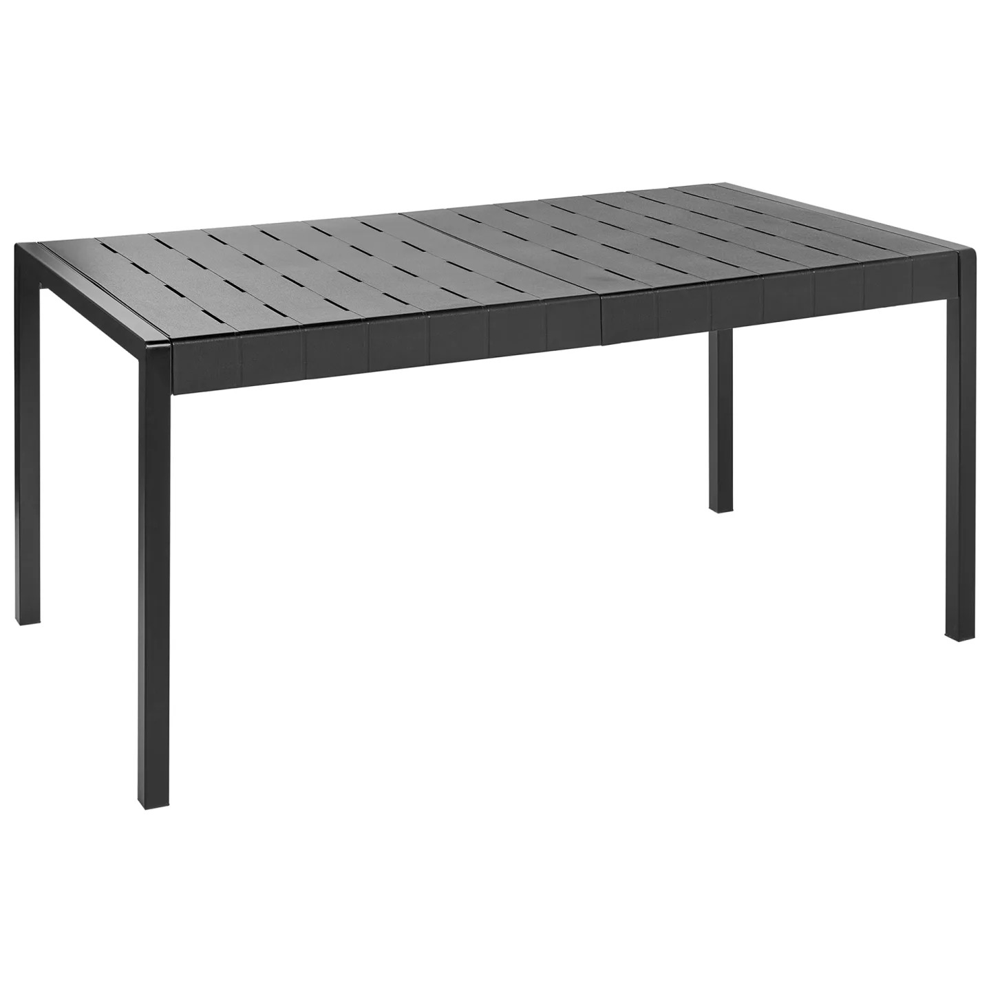 Matbord utomhus Bartica 84x154 cm - Svart