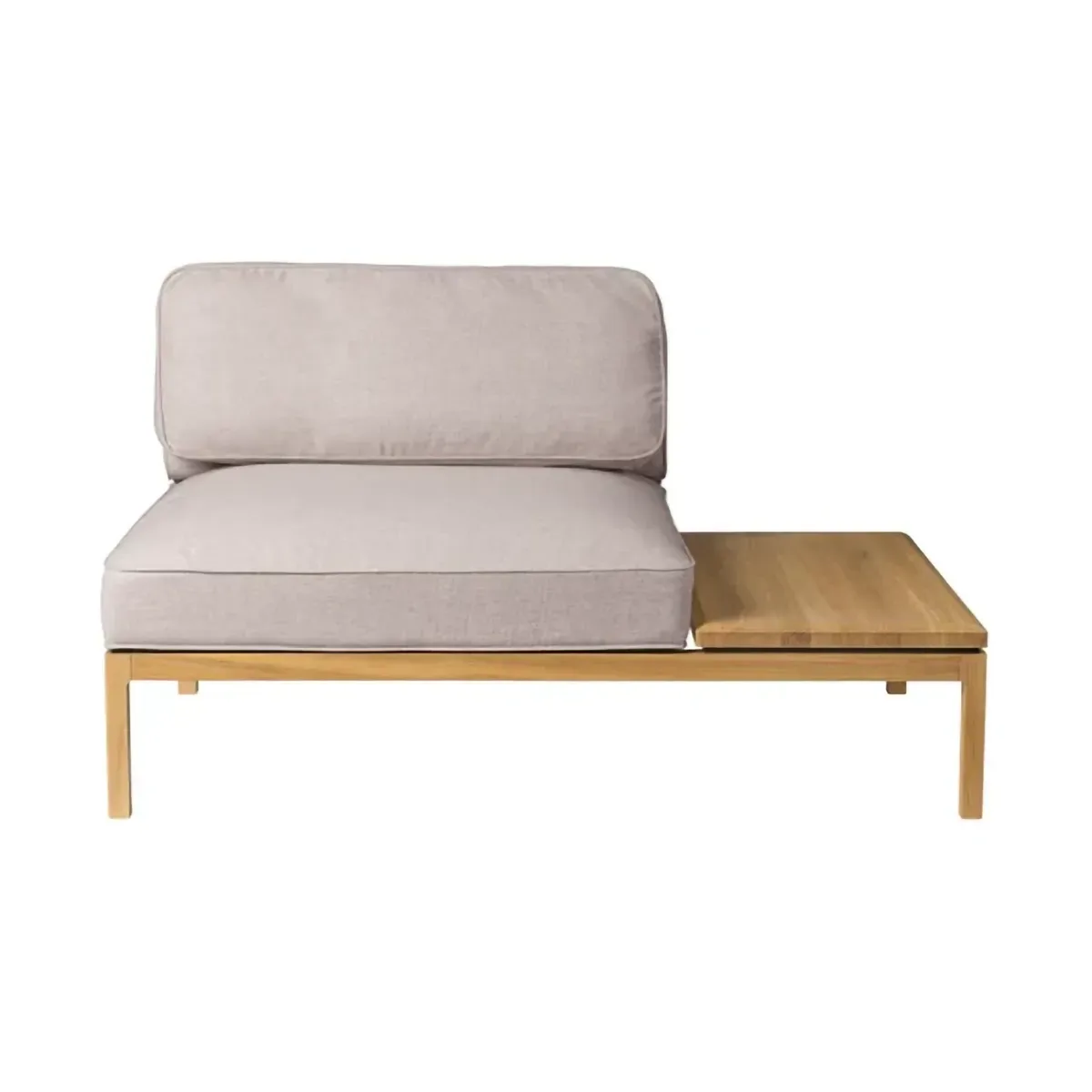 FDB Møbler L37 7-9-13 Sofamodul Tisch rechts 130 cm Stone-lacquered oak
