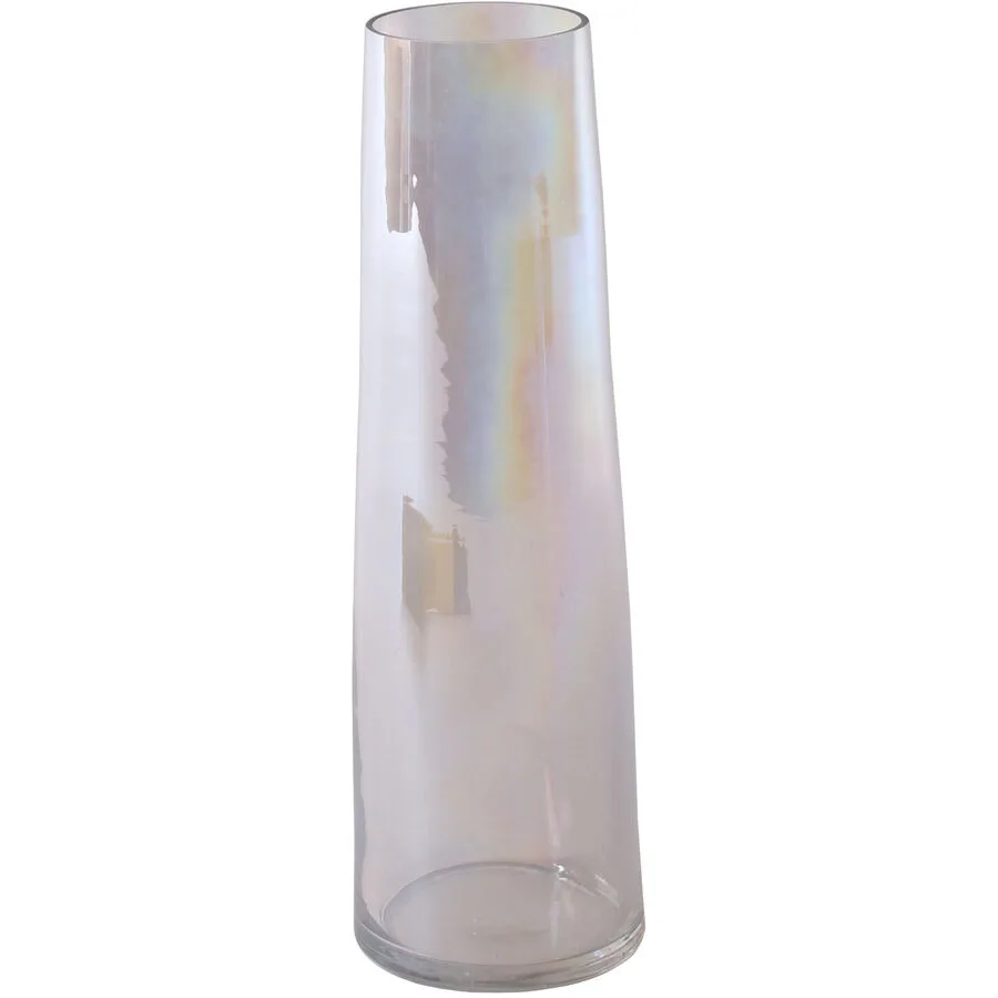 Vase Reduced Transparent Glas 24 cm