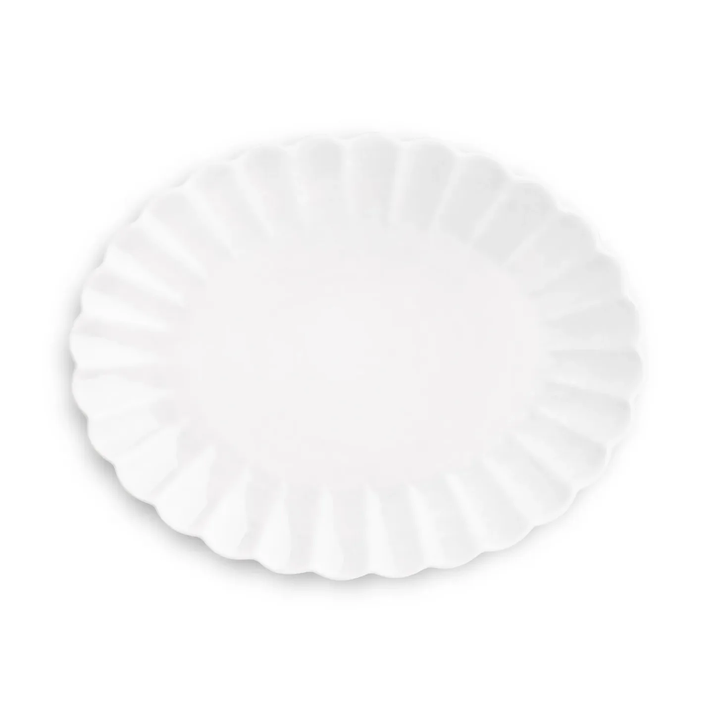 Mateus Oyster Teller 30 x 35cm Weiß