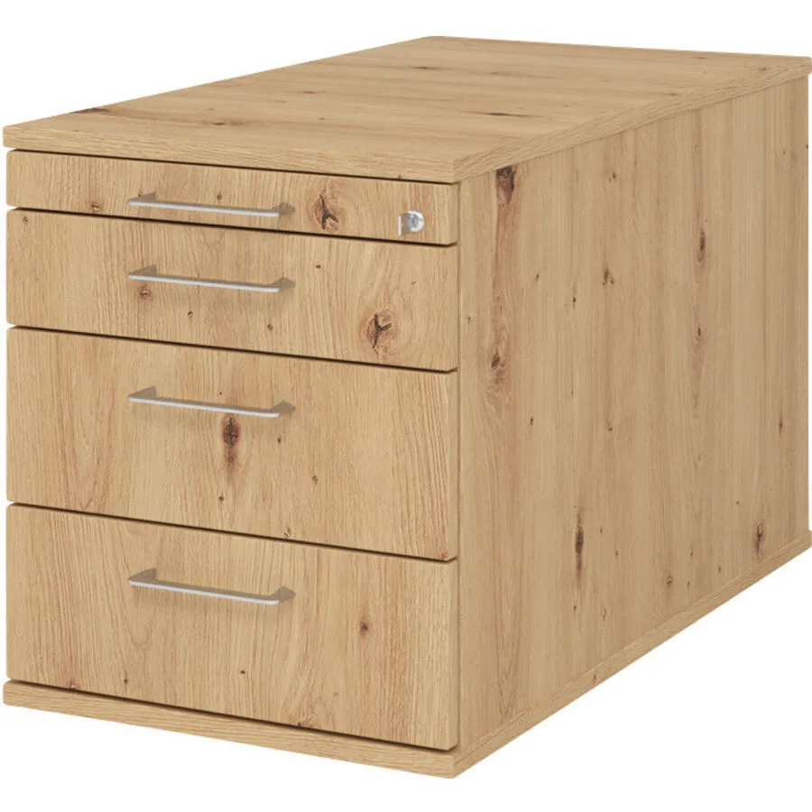 Rollcontainer Flexwall Asteiche Holzwerkstoff B 42.8 cm H 51.2 cm