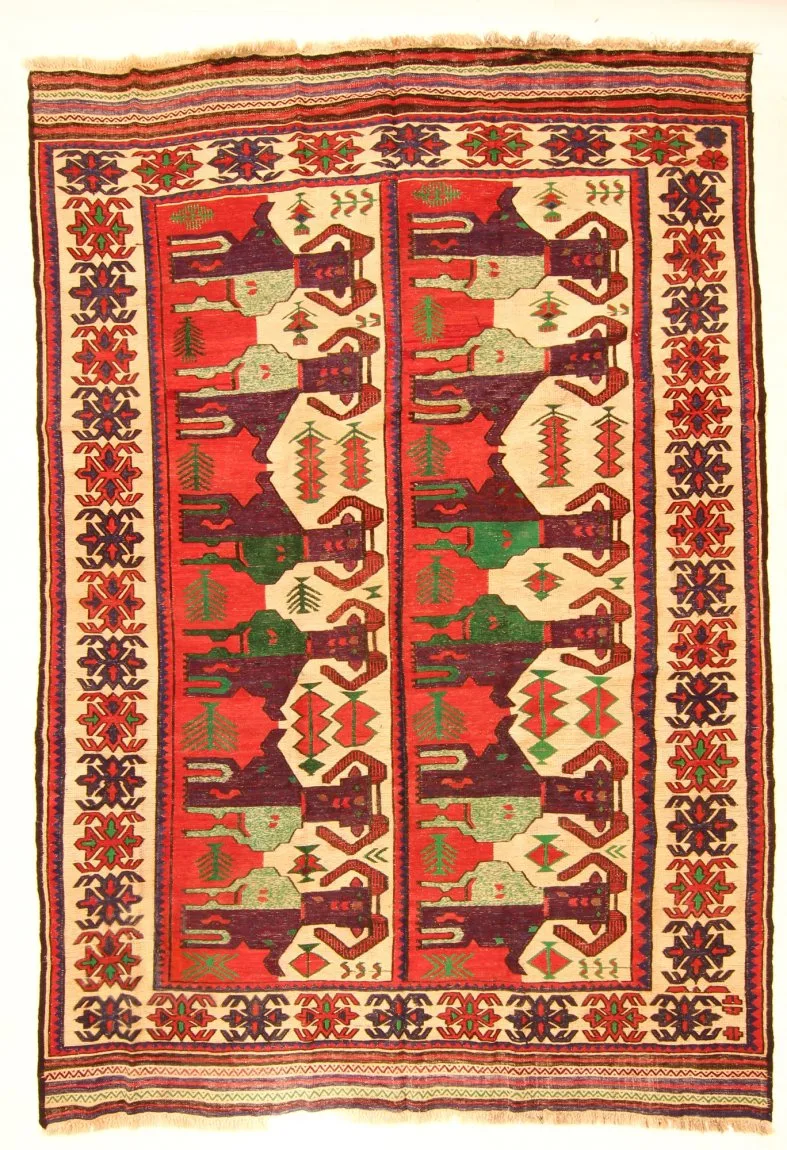 Orientalsk kelimteppe 289 x 200 cm
