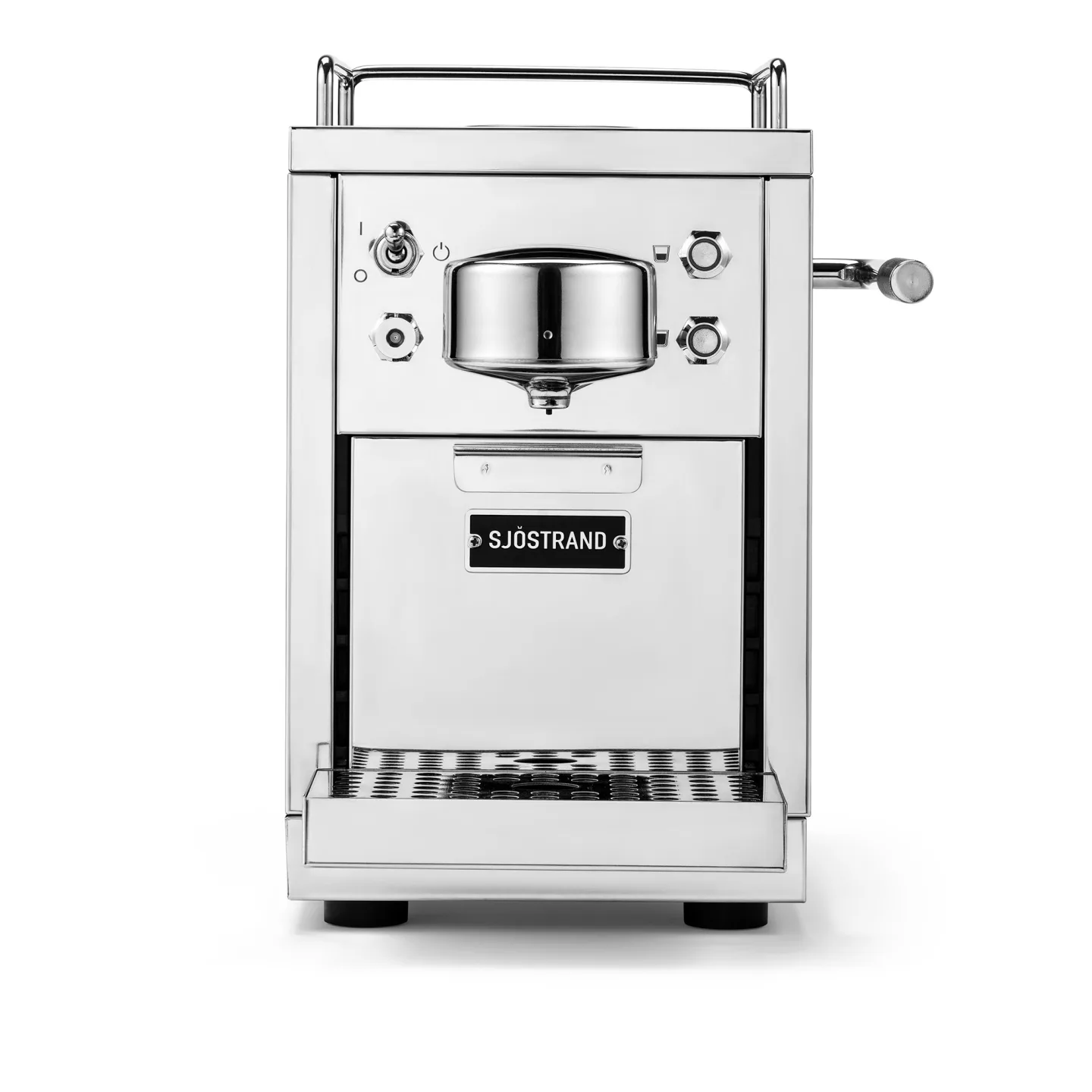 Sjöstrand Coffee - The Original 2 Capsule Machine Steel - Kaffemaskiner och kaffebryggare - Silver