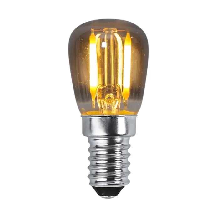 Star Trading E14 LED päronlampa ljuskälla 1 W Smoke
