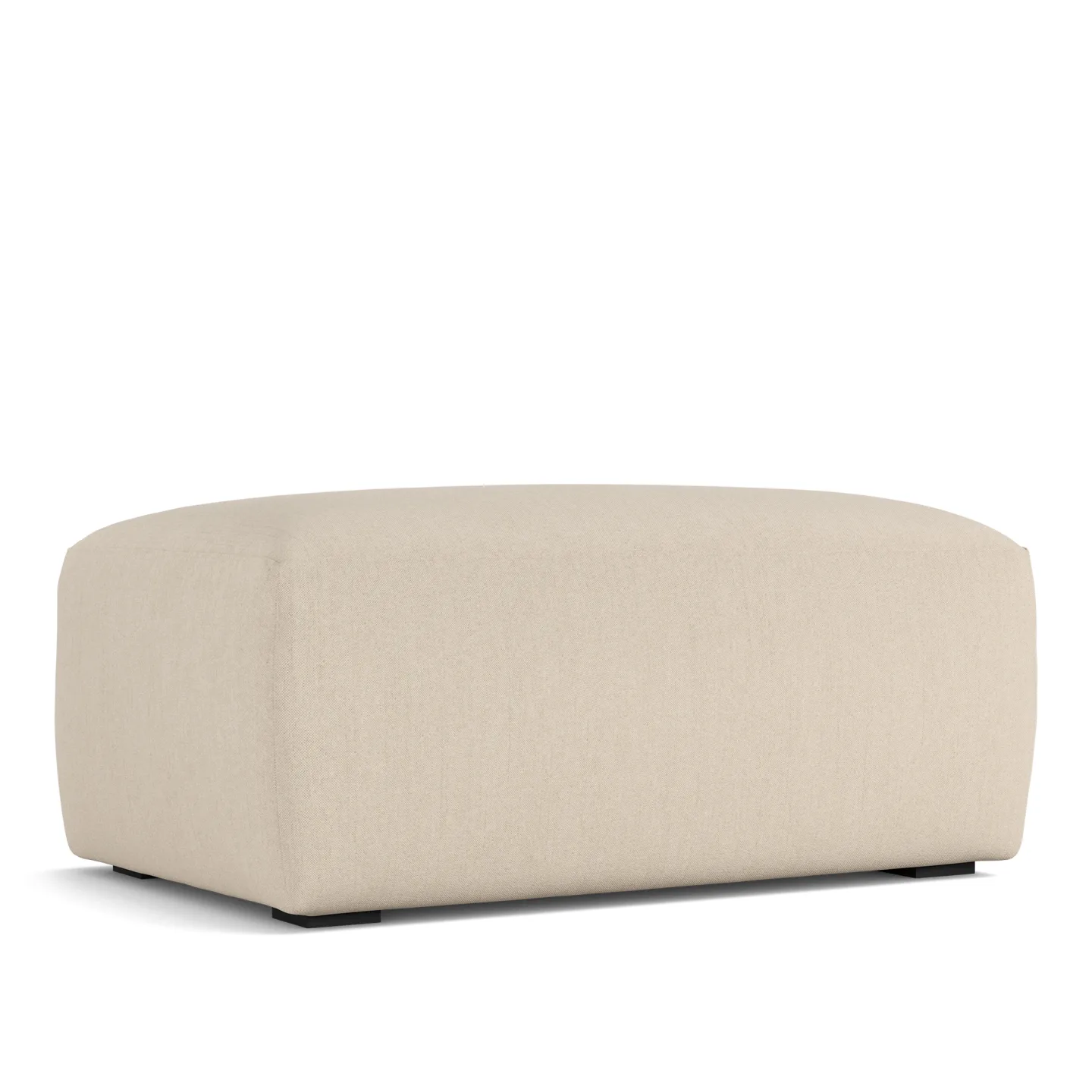 NOGA - Brick Ottoman Shadow Nature - Fotpallar - Beige - Dun/Metall/Trä/Textilmaterial