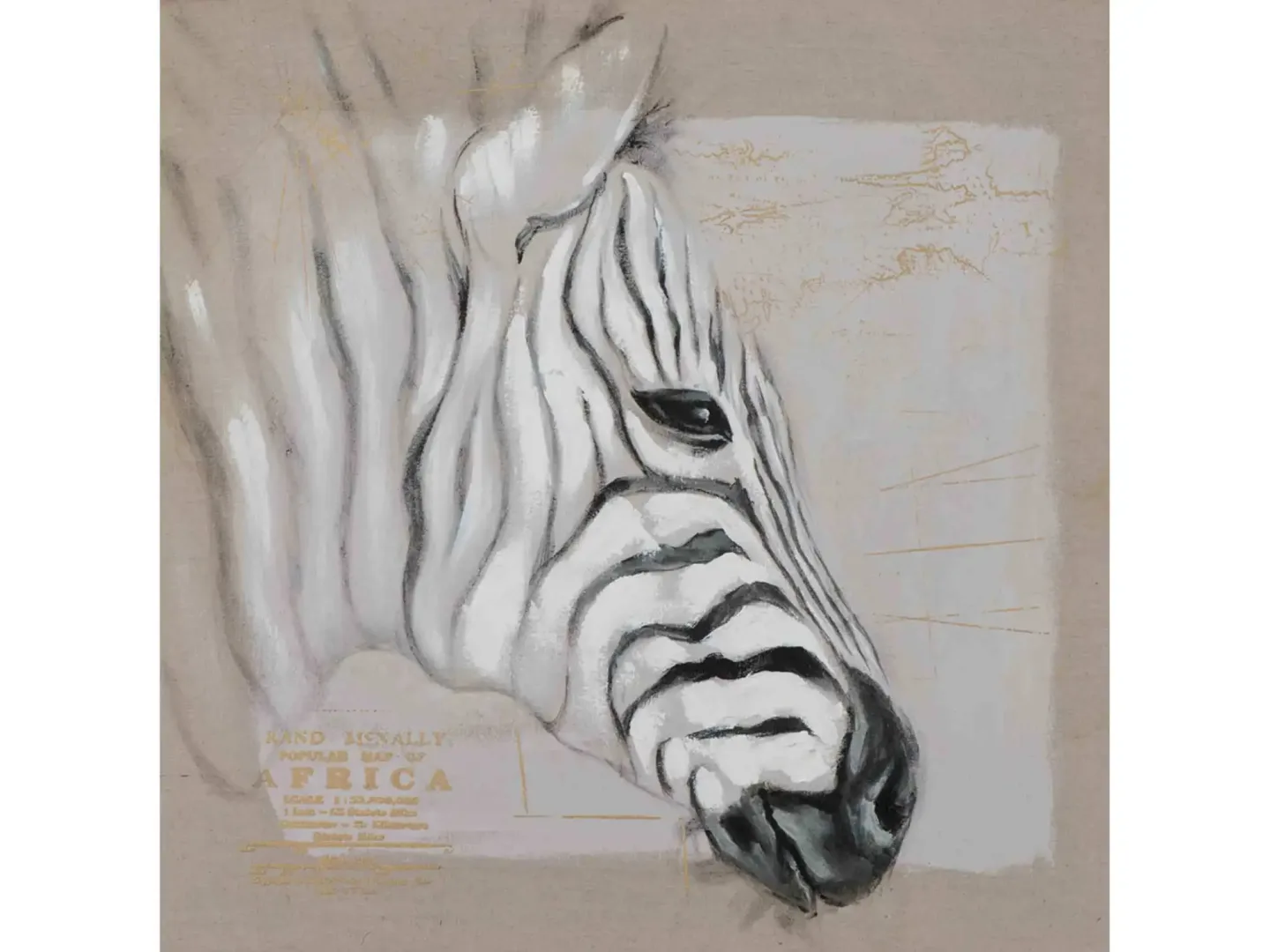 image LAND Bild Zebrakopf 1 | Schubiger Möbel