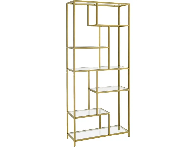 Regal SONGMICS CRYSTAL 30x80x180.8cm gold
