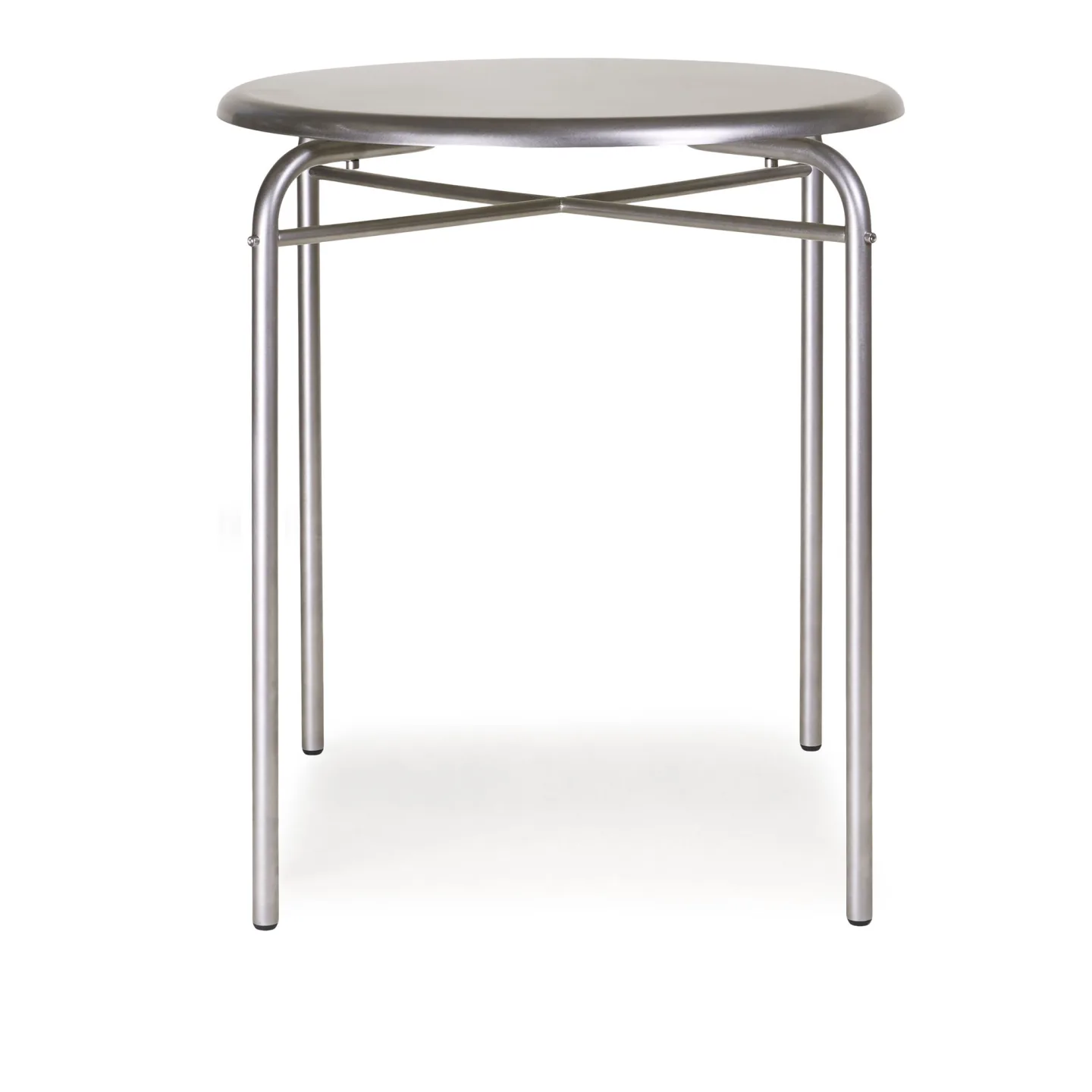Frama - Petit Rond matbord 65 cm stainless steel - Matbord - Troels Grum-Schwensen - Silver - Metall