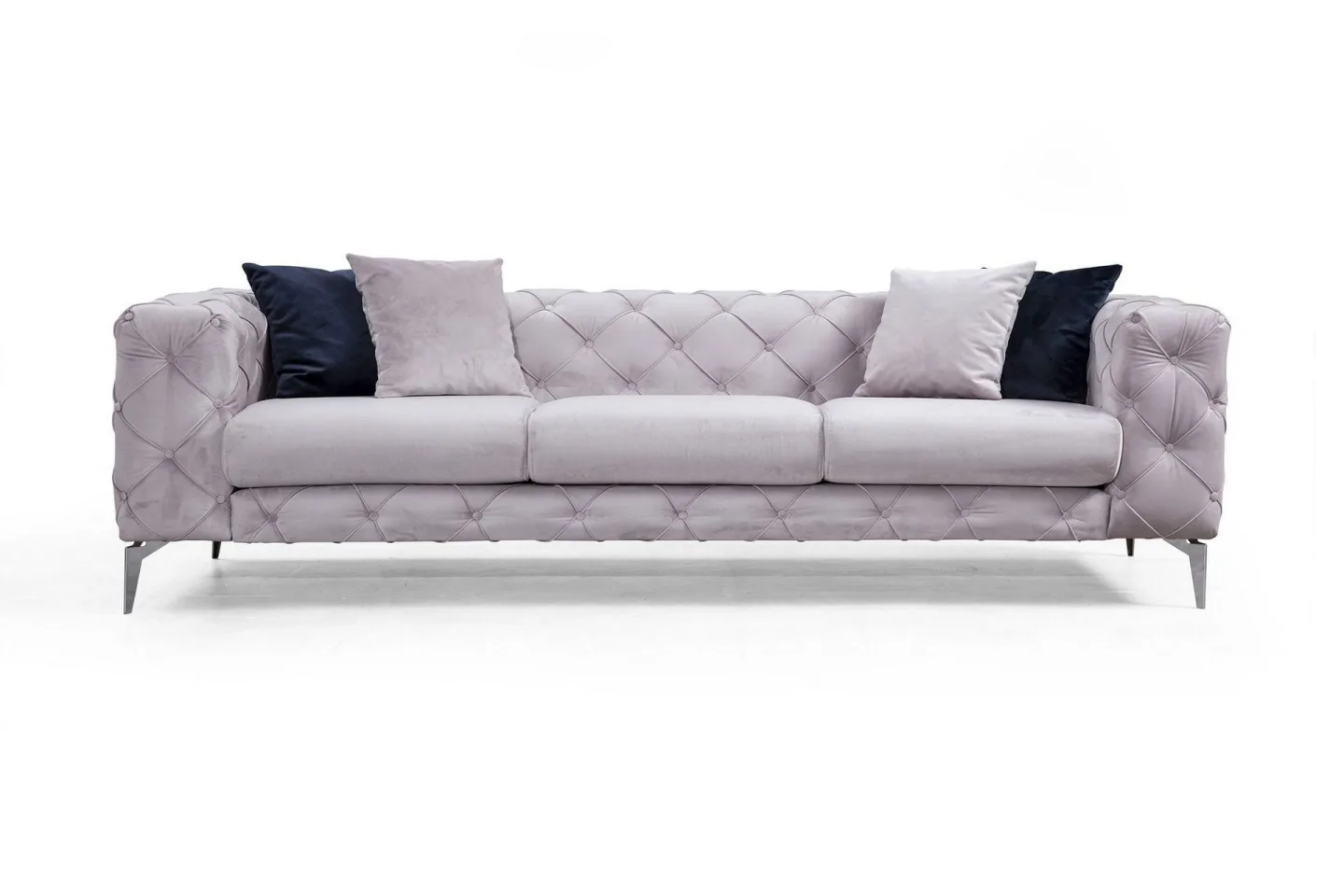 Mezonzo 3-sits Soffa - Ljusgrå