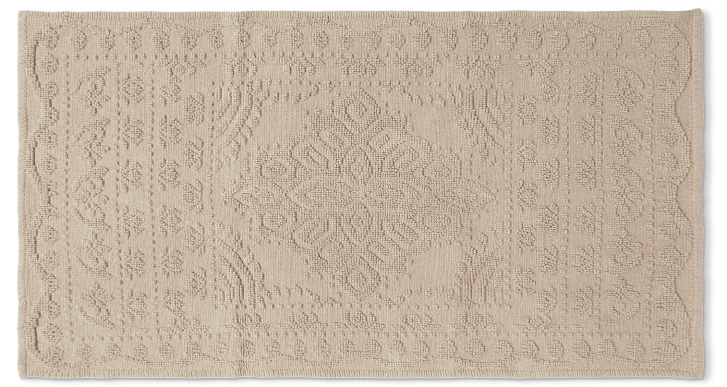 Baderomsmatte - Bella (beige) (Størrelse: 70 x 120 cm)