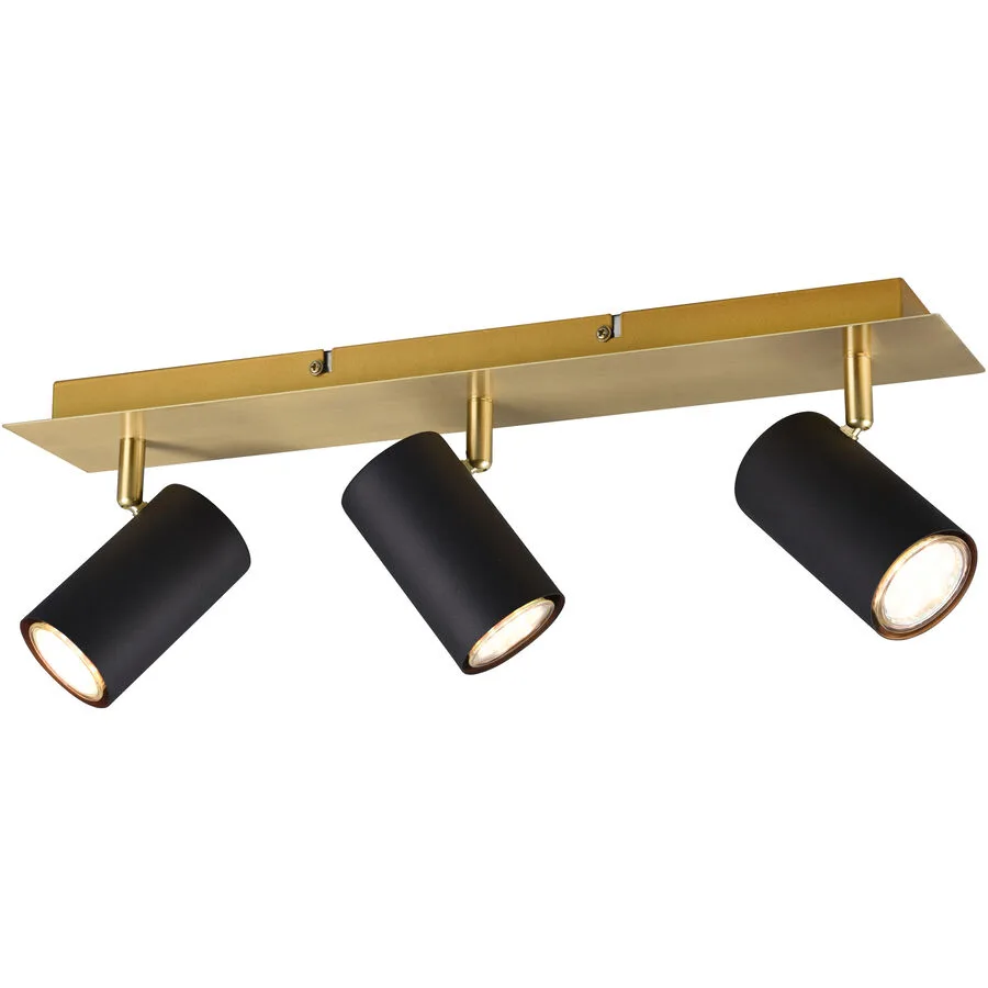 Spot Manste Gold/Schwarz Metall 48 cm 15 cm - Farbe: schwarz-gold