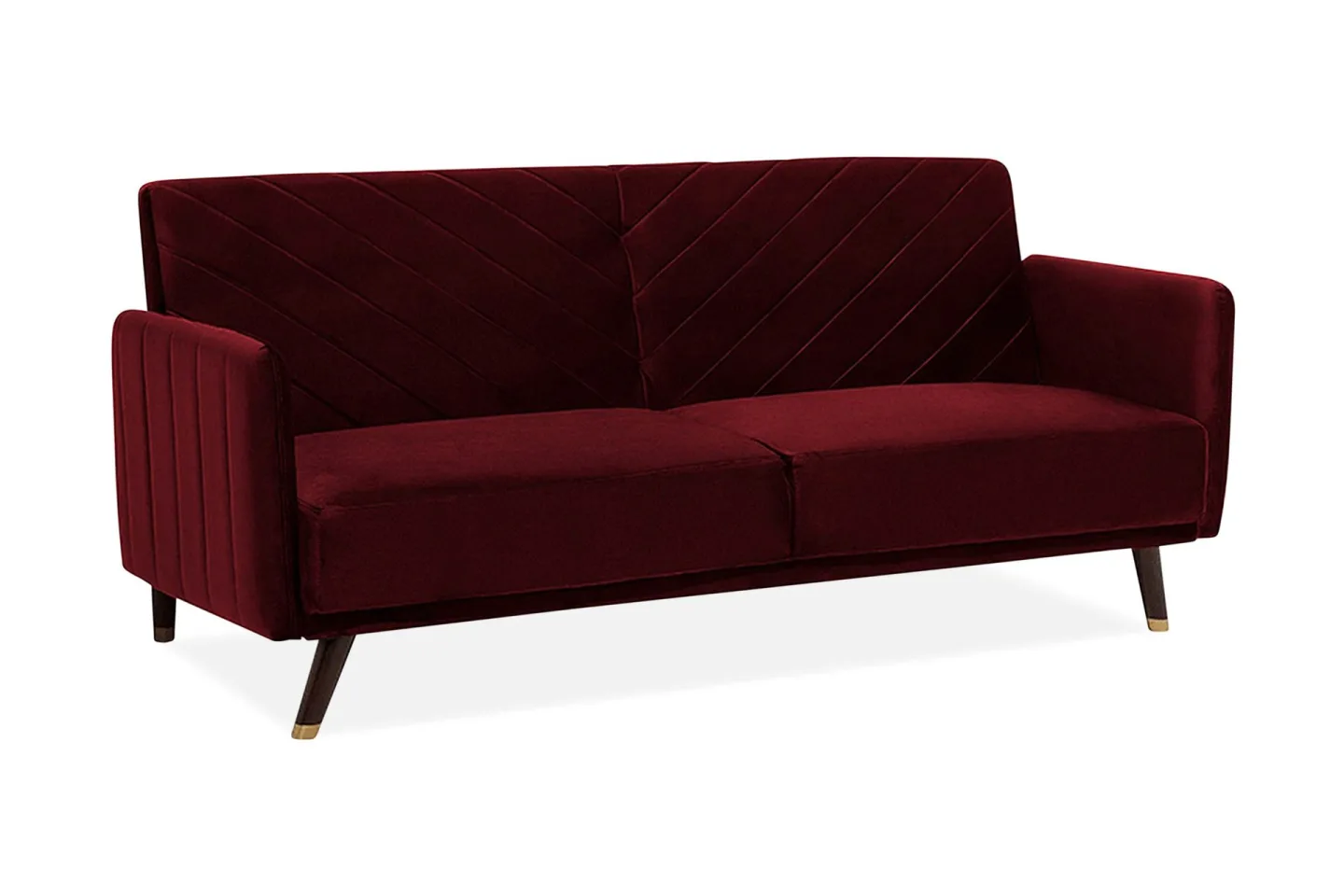 Senja Bäddsoffa 200 cm - Röd