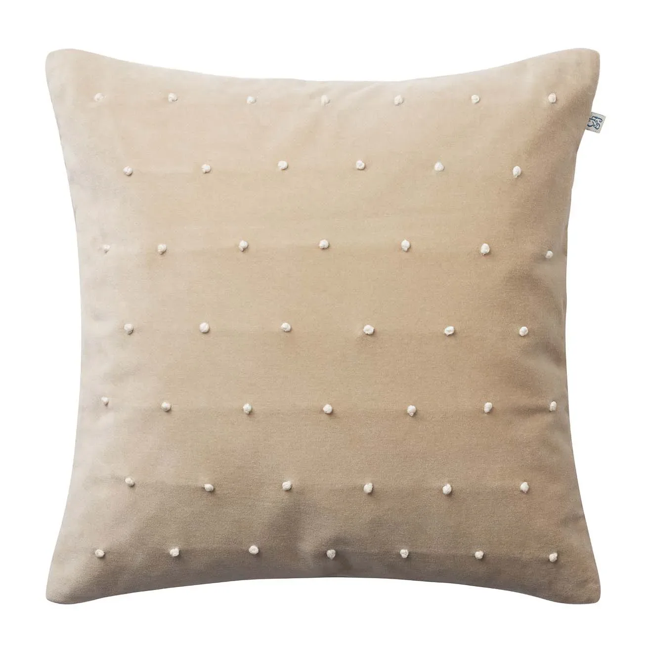Chhatwal & Jonsson Roma Kissenbezug 50 x 50 cm Tan-Off-White