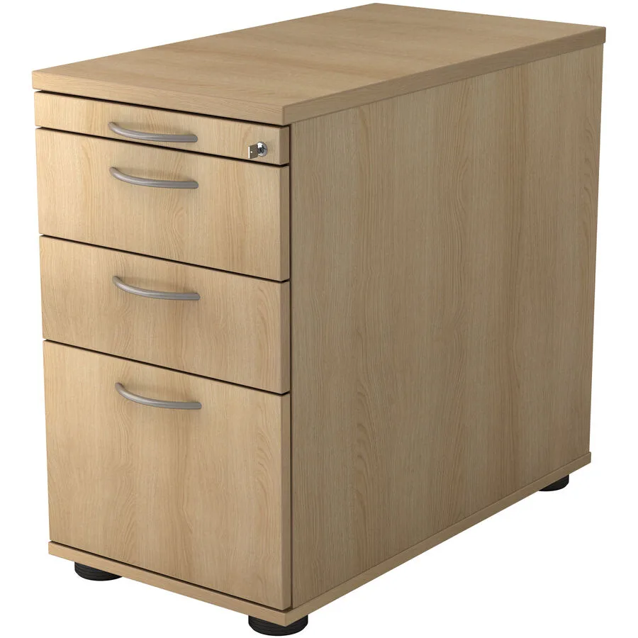 Standcontainer Office eiche Holzwerkstoff B 42.8 H 76 cm