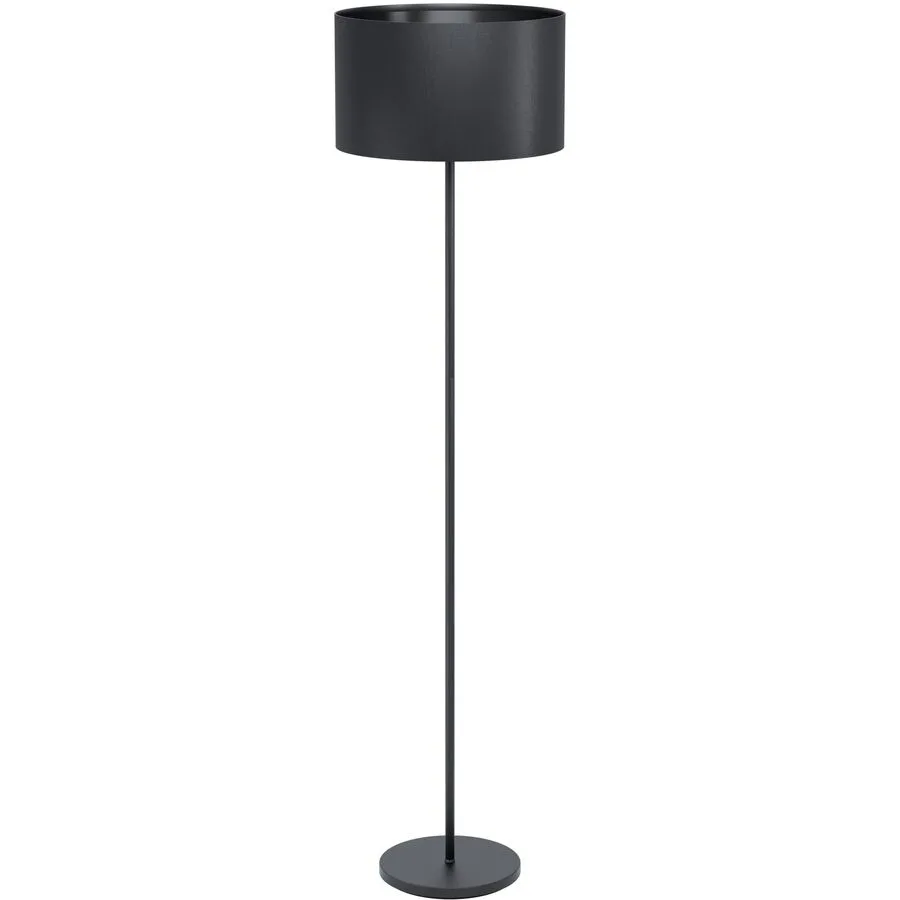 Eglo Stehlampe Maserlo 1 Schwarz Stahl 38 cm 151.5 cm