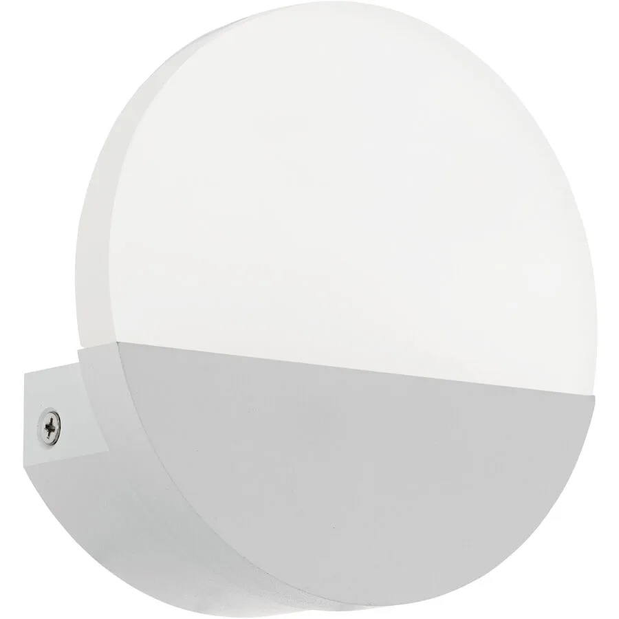 Eglo Wandlampe Metrass 1 Weiss Aluminium 13 cm - LED - Lichtfarbe: Warmweiss - LED Energiesparlampen