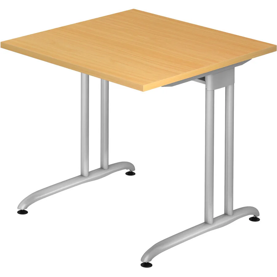 Schreibtisch Office buche Holzwerkstoff B 80 T 80 cm