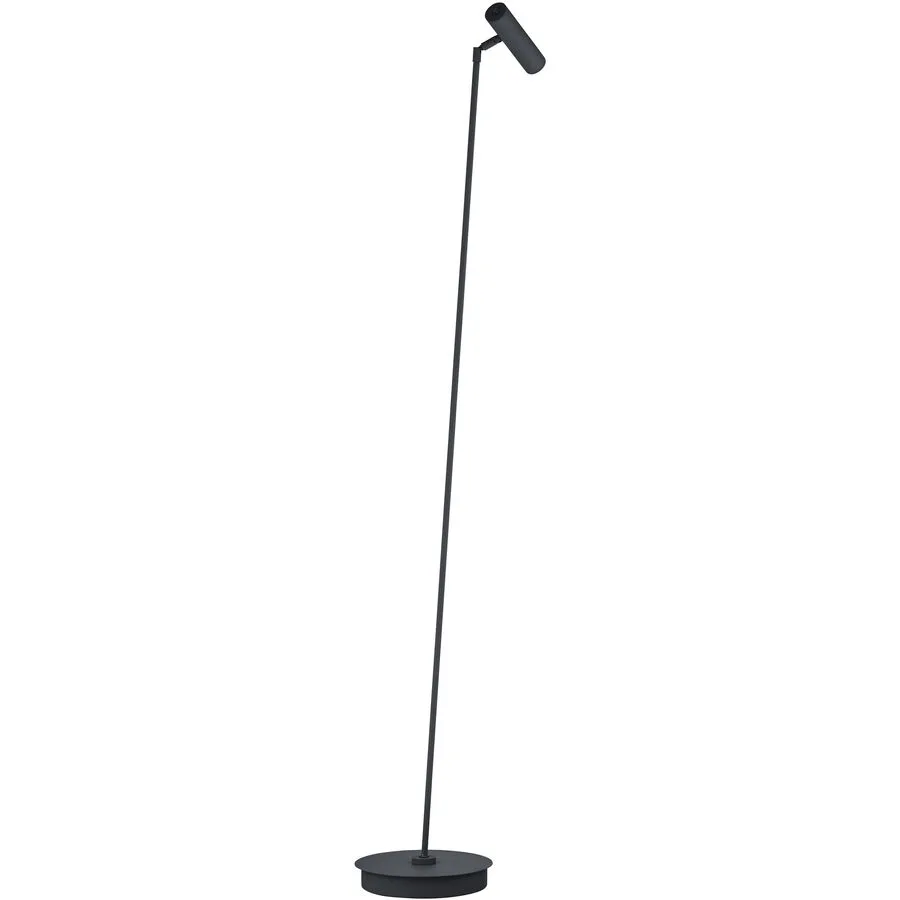Stehlampe Tom Pro Schwarz Metall 137 cm - LED - Lichtfarbe: Extra warmweiss - Helles Neutralweiss - LED Energiesparlampen