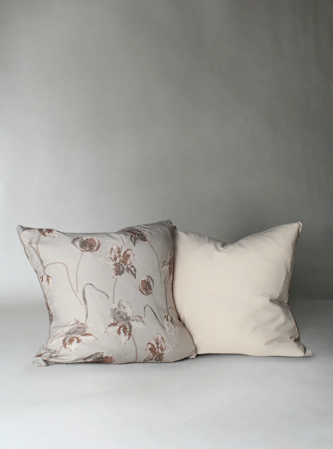 Putetrekk x 2 - Alegria (beige) (Størrelse: 45 x 45 cm)