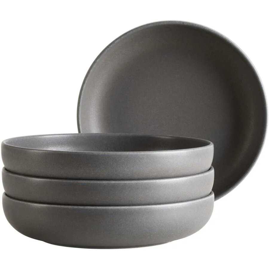MÄSER Schüssel-Set 4-tlg. Unico Schwarz Steinzeug 22 cm