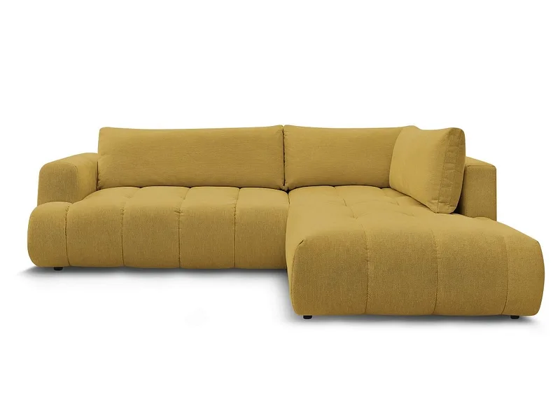 Ecksofa BOBOCHIC FUJI Stoff gelb