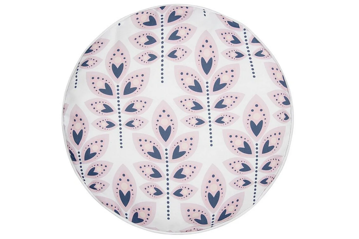 Latiano Utomhuskudde 40 cm Rund - Beige/Rosa